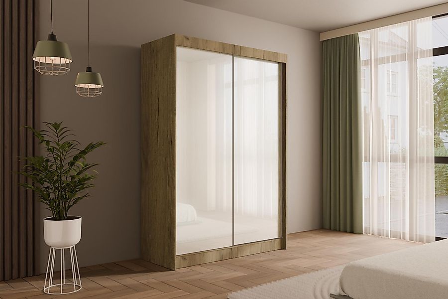 ALTDECOR Schiebetürenschrank PEKA (Kleiderschrank Garderobenschrank mit günstig online kaufen