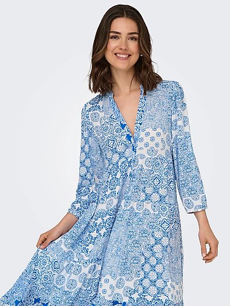 ONLY Tunikakleid "ONLMILANA – Tunikakleid aus Viskose mit geblümtem Print" günstig online kaufen