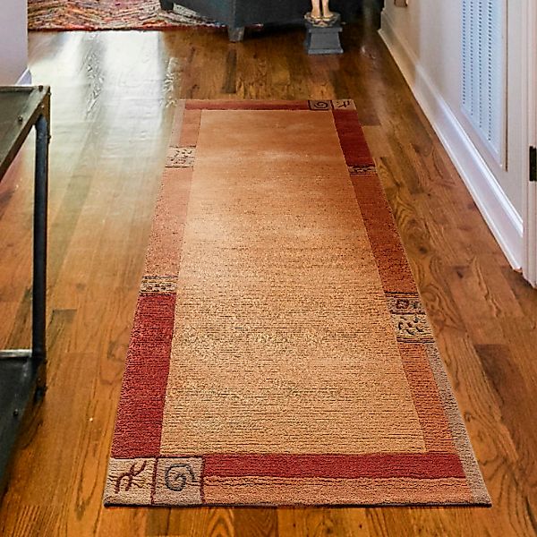 LUXOR living Wollteppich "India" rechteckig 20 mm Höhe reine Wolle, handgek günstig online kaufen