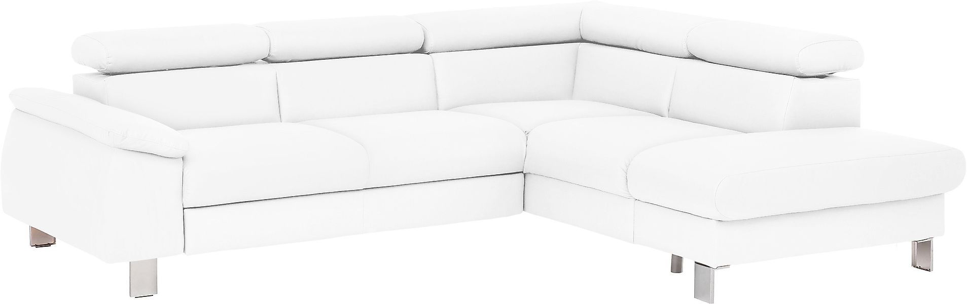 COTTA Ecksofa Komaris L-Form mit Kopfteilverstellung, günstig online kaufen