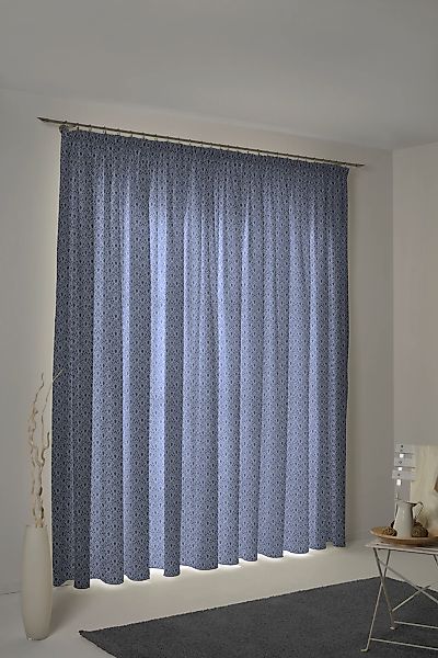 Adam Vorhang "Urban Cactus" Kräuselband 1 Stk. tlg. aus 100% Bio-Baumwolle günstig online kaufen