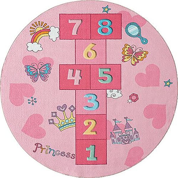 the carpet Teppich Happy Life round, günstig online kaufen