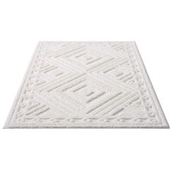 Carpet City Hochflor-Teppich "FOCUS777" rechteckig 20 mm Höhe Boho-Teppich, günstig online kaufen
