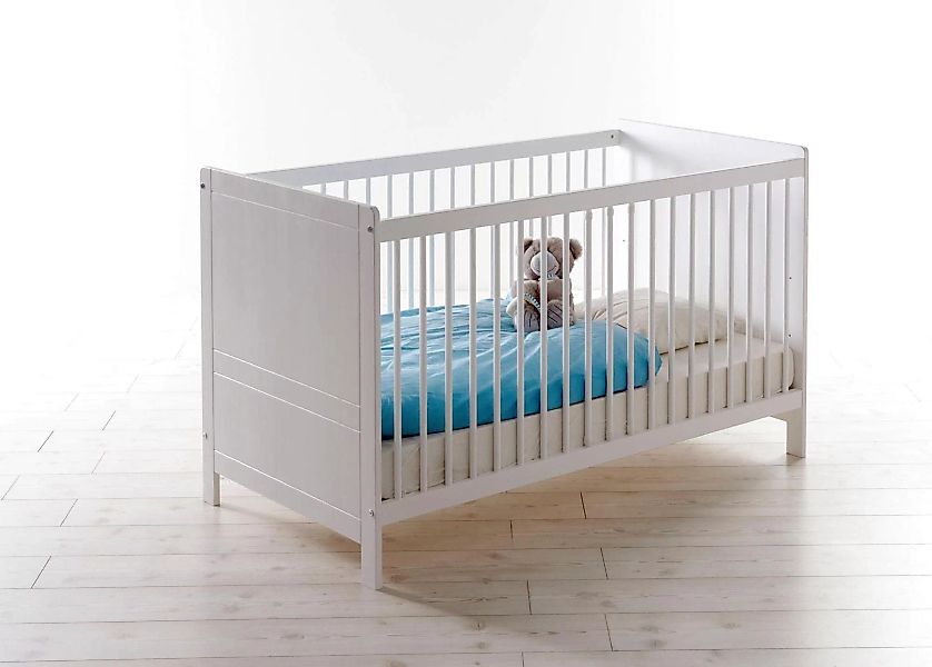 Ticaa Babyzimmer-Komplettset »Moritz«, (Set, 5 St., Bett + Wickelkommode + günstig online kaufen