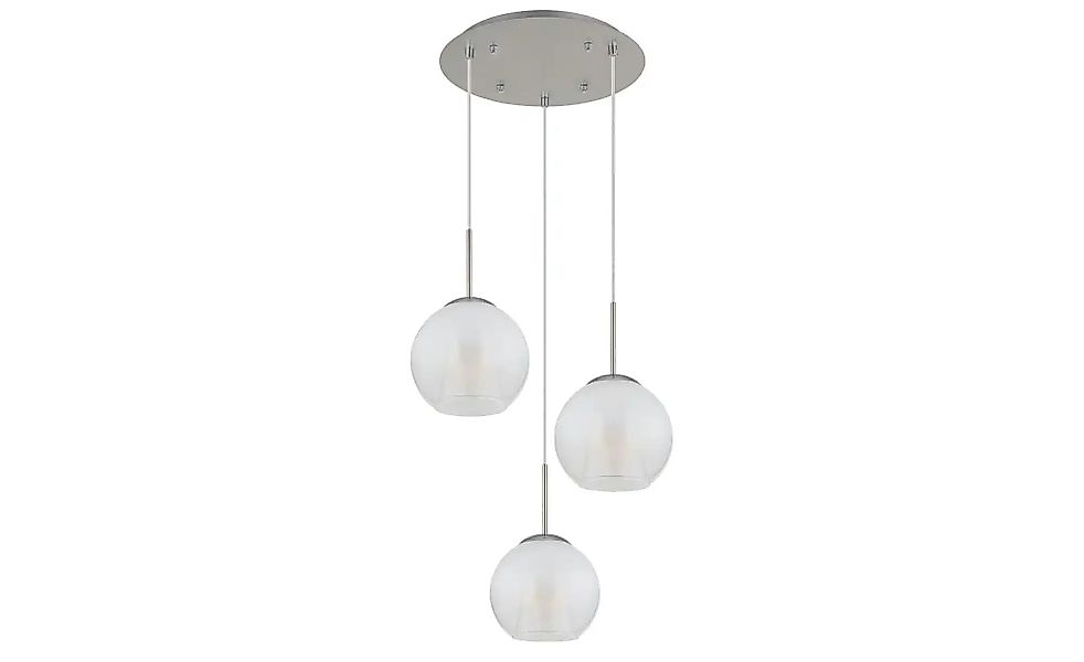 Globo Lighting Pendelleuchte   ¦ silber ¦ Maße (cm): B: 45 H: 120  Ø: 45 La günstig online kaufen