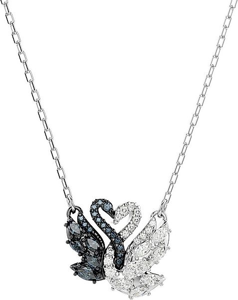Swarovski Kette mit Anhänger Schmuck Geschenk Swan Anhänger Schwan, mit Swa günstig online kaufen