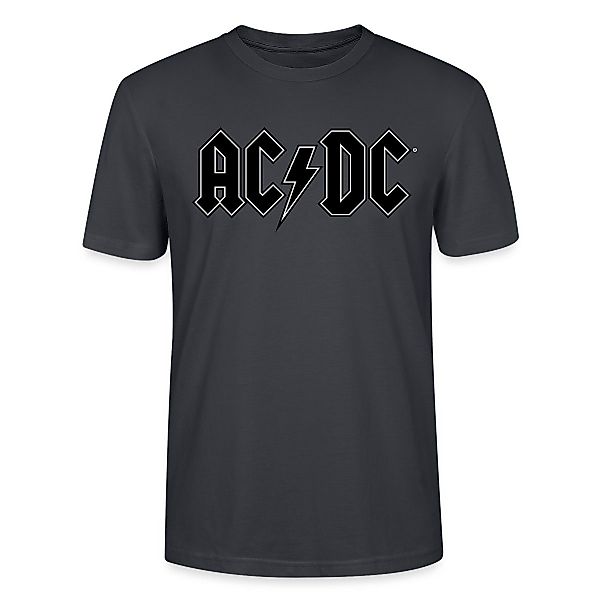 Spreadshirt T-Shirt AC/DC Schwarzes Logo Mit günstig online kaufen