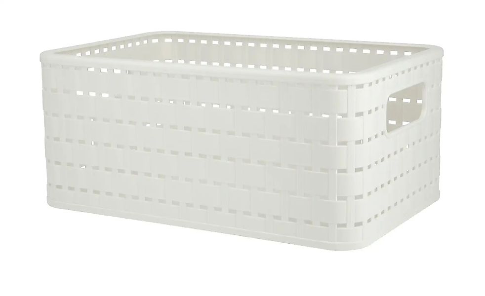 ROTHO Aufbewahrungskorb Rotho Korb Country A5, 6 L weiß günstig online kaufen