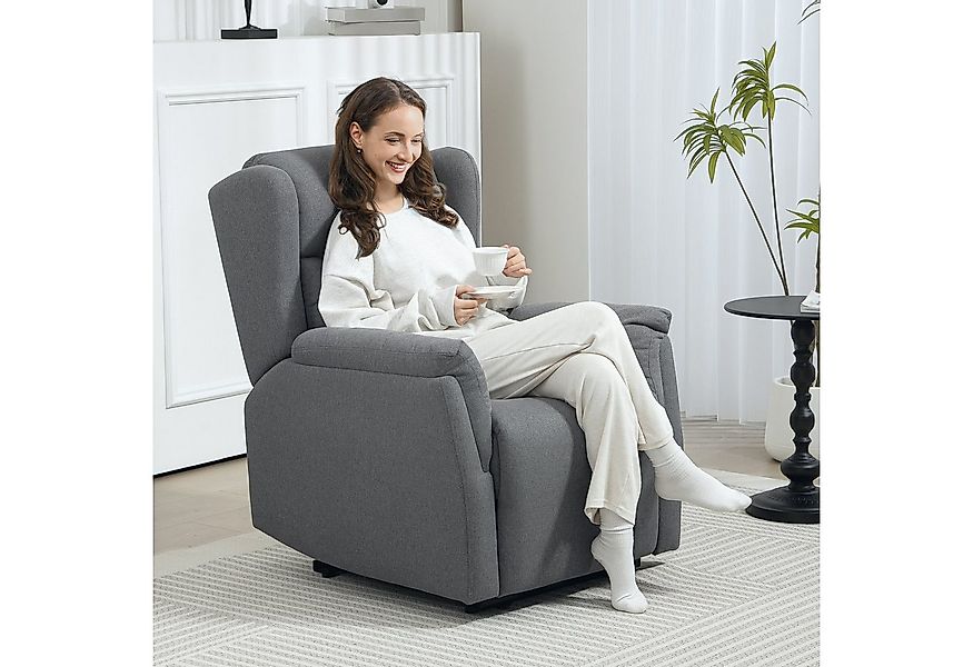 HOMCOM Relaxsessel Fernsehsessel mit Liegefunktion (TV-Sessel mit Taschenfe günstig online kaufen