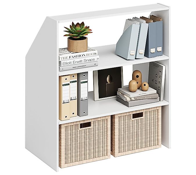 Bellamio Regal Aland Dachschrägenregal 45 Grad-Winkel, Weiß, 90 cm breit, v günstig online kaufen