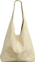 Caspar Schultertasche große Damen Wildleder Tasche günstig online kaufen