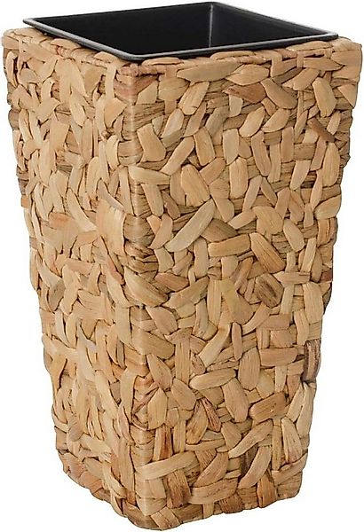 VIVANNO Pflanzkübel Wasserhyazinthe WILD Säule - Natur Geflochten (1 St), 2 günstig online kaufen