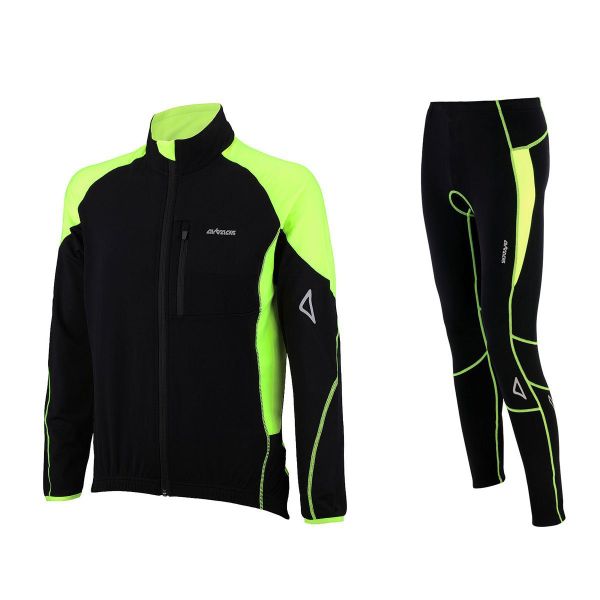 Airtracks Fahrradhose Herren Thermo Radtrikot Set günstig online kaufen