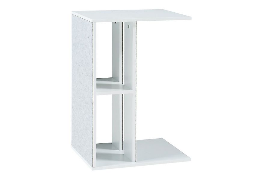 en.casa Beistelltisch, »Ljungby« mit Kratzfläche filzbeschichtet 58 x 40 x günstig online kaufen