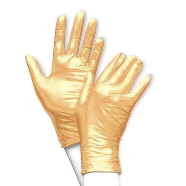 Unigloves® Nitril-Handschuhe FANCY® Gold Einweghandschuhe - günstig online kaufen