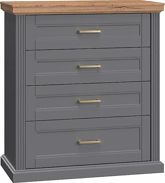 Home affaire Kommode "Tara Schubkastenkommode, B/T/H: 101/48/112 cm", lacki günstig online kaufen