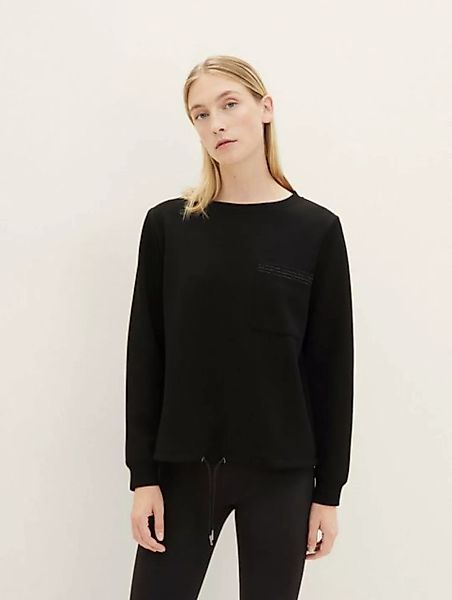 TOM TAILOR Sweatshirt Sweatshirt mit Rundhalsausschnitt günstig online kaufen