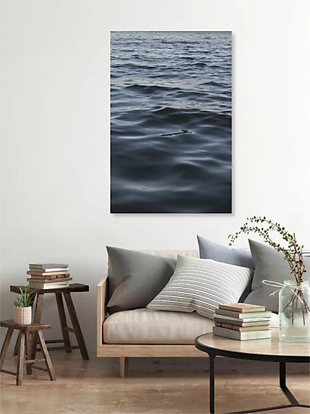 Poster / Leinwandbild - Feet In The Water günstig online kaufen