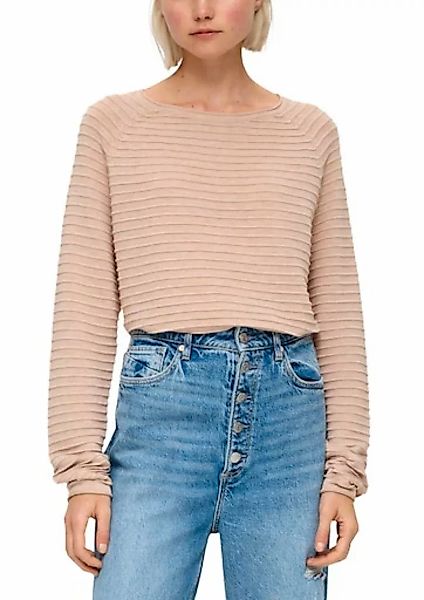 QS Strickpullover, mit Strukturmuster günstig online kaufen