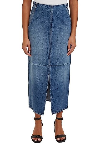 Tommy Hilfiger Bleistiftrock DNM MIDI SKIRT HW BETH CTD Webrock mit Tommy H günstig online kaufen