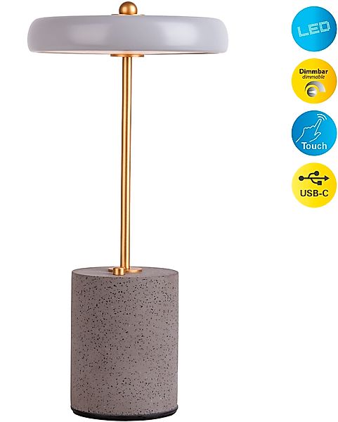 näve Tischleuchte »"SETA" Tischlampe H: 30 cm«, Leuchtmittel LED-Modul   LE günstig online kaufen