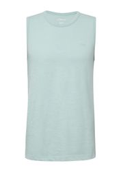 s.Oliver Muskelshirt T-Shirt Baumwoll-Tanktop mit Flammgarnstruktur günstig online kaufen
