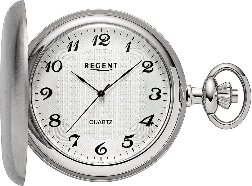 Regent Taschenuhr P741, (Set, 2-tlg., mit Kette), Quarzuhr, Herrenuhr, Acry günstig online kaufen