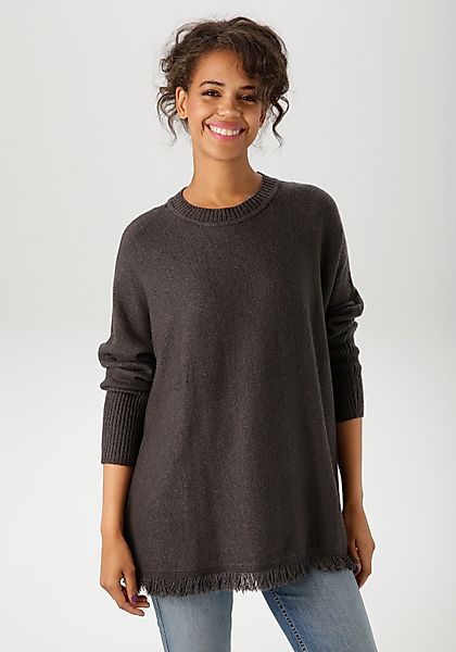 Aniston CASUAL Strickpullover mit eingestricktem Stern günstig online kaufen