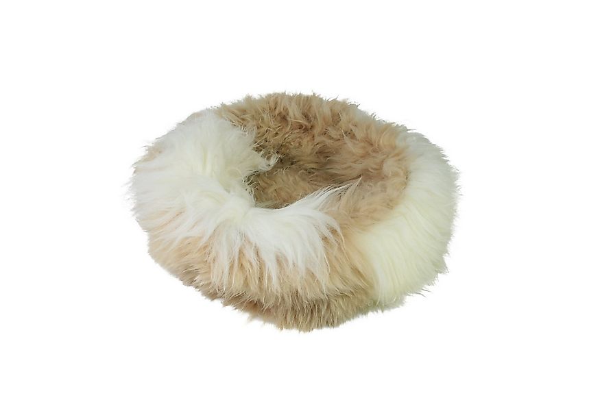 Sheep Dreams Hundekorb Lammfell Hunde/- Katzenbett Ø40cm geflammt – kuschel günstig online kaufen