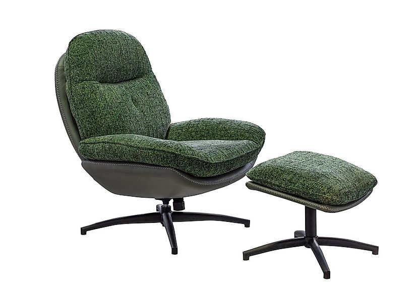 LC Home Relaxsessel LC Home Drehsessel inkl.Hocker Rockdale mit Karosteppun günstig online kaufen