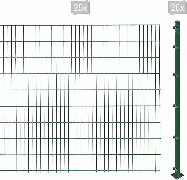 Arvotec Doppelstabmattenzaun "ESSENTIAL 183 zum Aufschrauben", Zaunhöhe 183 günstig online kaufen