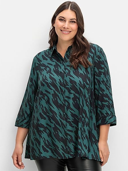 Sheego Klassische Bluse Longbluse günstig online kaufen