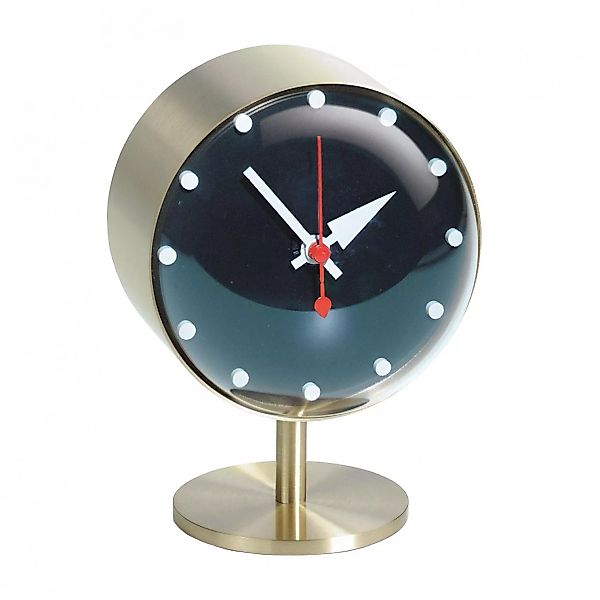 Vitra - Night Clock Nelson Tischuhr - messing/acrylglas/Ø10.5cm günstig online kaufen