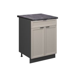 Vicco Unterschrank Fame-Line, GrauBeige/Anthrazit, 60 cm günstig online kaufen