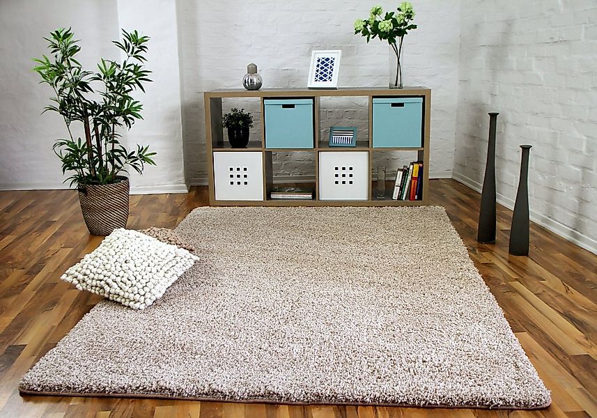 Snapstyle Hochflor-Teppich Luxus Hochflor Langflor Teppich Milano, Rechteck günstig online kaufen