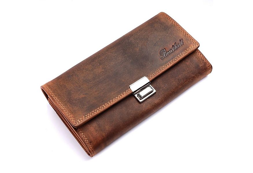 Benthill Geldbörse Kellner Echt Leder Kellnerportemonnaie RFID Schutz Profi günstig online kaufen