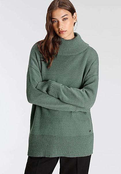 Tamaris Rollkragenpullover, in lässiger Form mit seitlichen Schlitzen günstig online kaufen