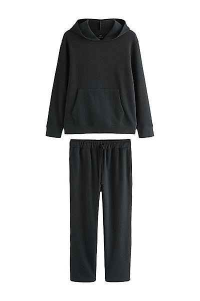 Next Pyjama Weicher Schlafanzug mit Kapuze günstig online kaufen
