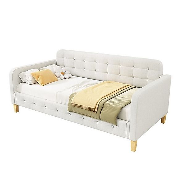 HAUSS SPOLE Schlafsofa 90x200cm Tagesbett, Knopfnagelverzierung, einfach un günstig online kaufen