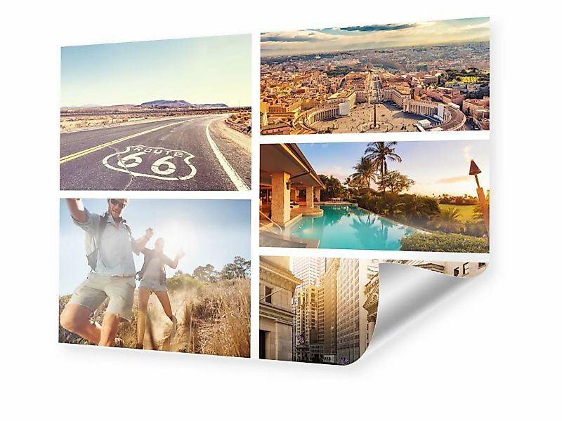 Fotocollage als Poster im Format 100 x 80 cm im Format 100 x 80 cm günstig online kaufen