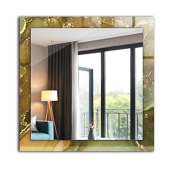 Tulup Spiegel mit Motivdruck Abstrakte Kunst 60x60 cm Rechteckig Spiegel Au günstig online kaufen