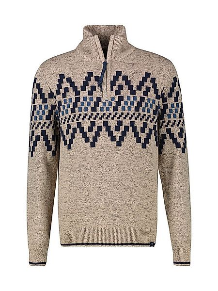 LERROS Norwegerpullover LERROS Troyer mit Norwegermuster in Übergrößen günstig online kaufen