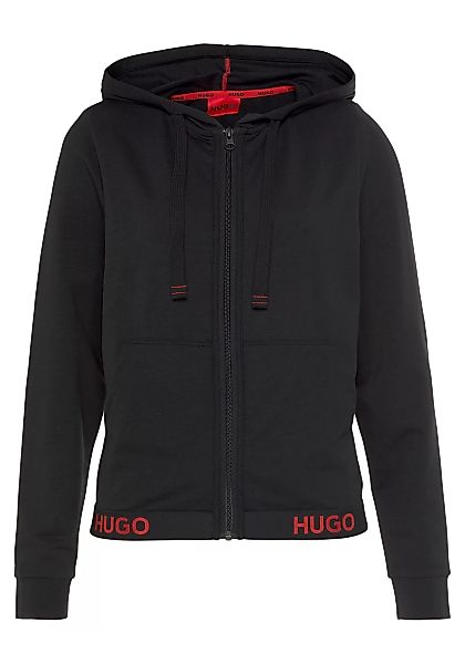 HUGO Kapuzensweatjacke "SPORTY LOGO JACKET 10249156 01", mit Hugo Logo-Schr günstig online kaufen