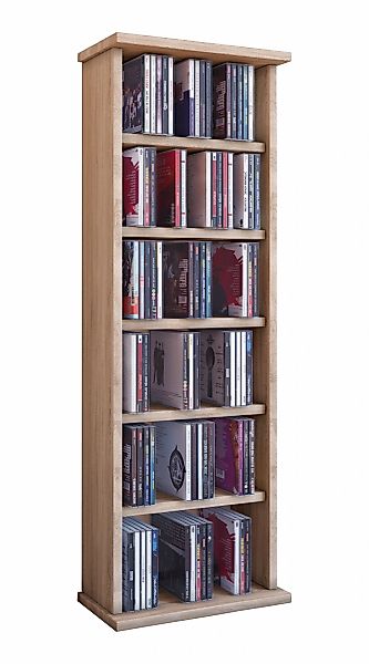 VCM Media-Regal "Holz CD DVD Stand Regal Schrank Ständer Vostan" günstig online kaufen