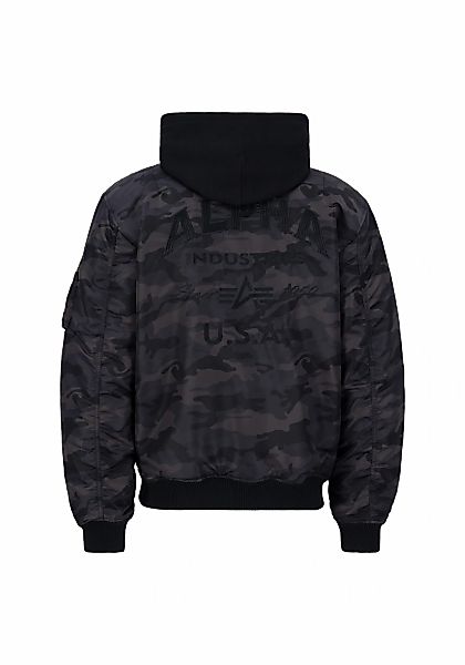 Alpha Industries Bomberjacke "MA-1 Zip Hood Back EMB Camo" günstig online kaufen