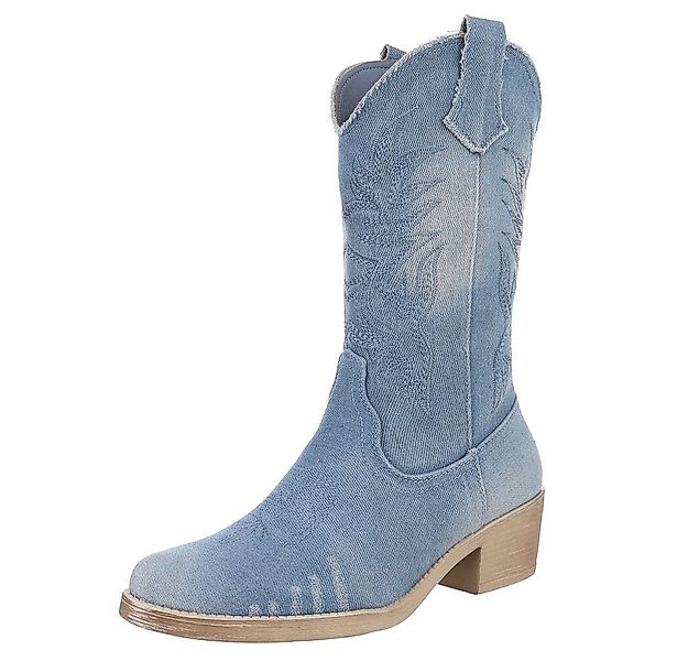 Ital-Design Feminine Cowboystiefel für jeden Anlass Westernstiefel (8937632 günstig online kaufen