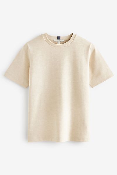 Next T-Shirt Schweres T-Shirt mit Rundhalsausschnitt günstig online kaufen