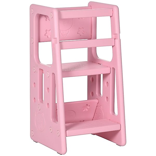 HOMCOM Stehhilfe Lernturm für Baby Tritthocker günstig online kaufen