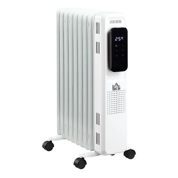 HOMCOM Ölradiator Ölheizung, 3 Heizstufen, Touch-Desplay, 42,5 x 24 x 63cm, günstig online kaufen