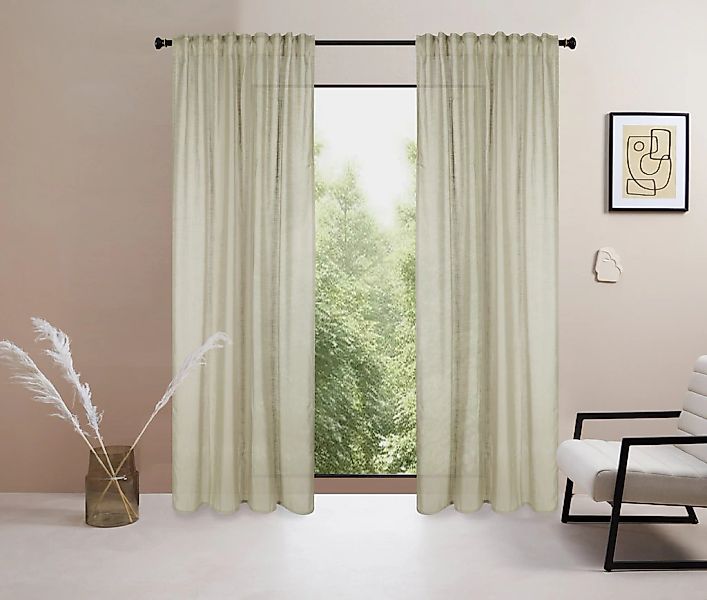 LeGer Home by Lena Gercke Gardine "Marusha" Multifunktionsband 1 Stk. tlg. günstig online kaufen